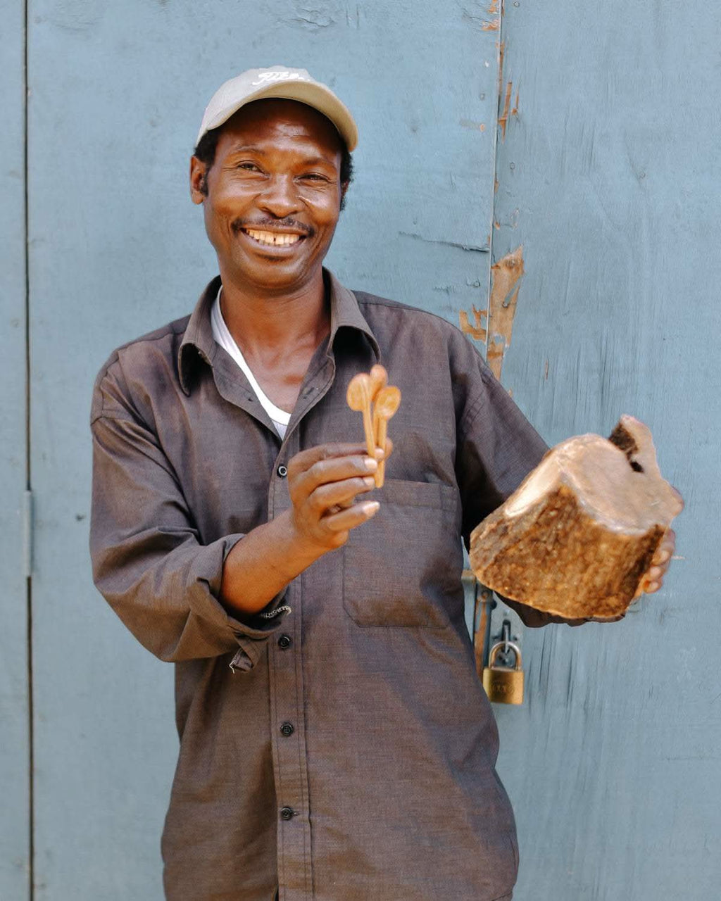 Olive Wood Coffee Spoon Set in - Tableware photo