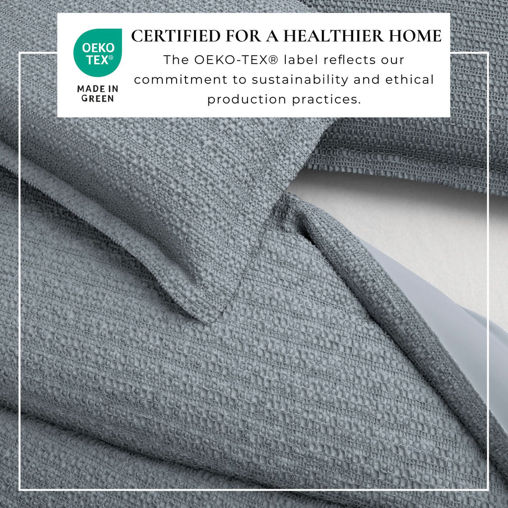 100% Cotton Waffle Weave Duvet Set - Mattea Collection in - Duvet photo