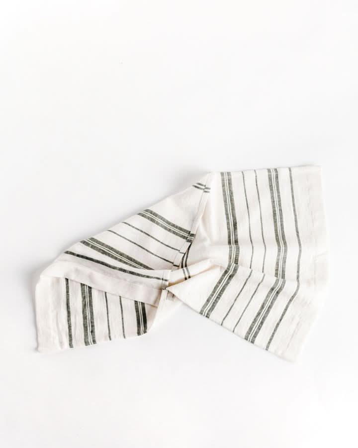 Avery Cotton Tea Towel in Grey - Kitchen Towels photo