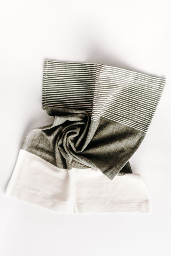 Chesapeake Cotton Tea Towel in Grey - Kitchen Towels photo