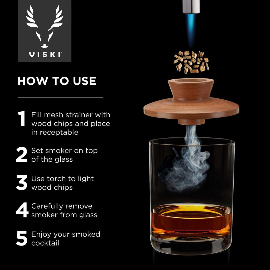 Viski Alchemi Single Serve Smoked Cocktail Kit - SwagglyLife Home & Fashion