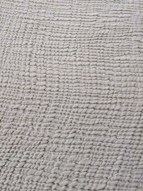 Serene Bedspread Collection – Organic Turkish Cotton, Textured Solid Colors, Queen/King Sizes in - Blanket photo