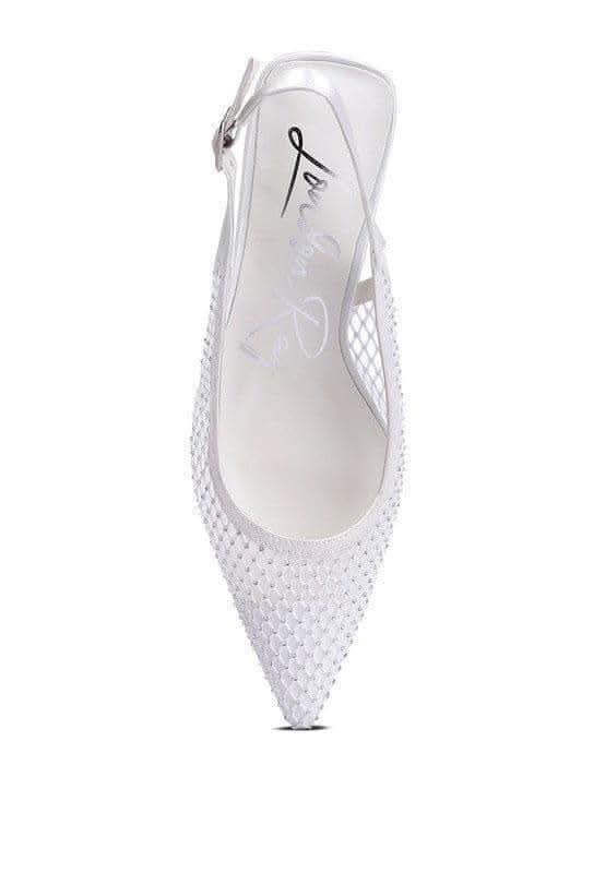 Siev Rhinestone Slingback Mules - SwagglyLife Home & Fashion