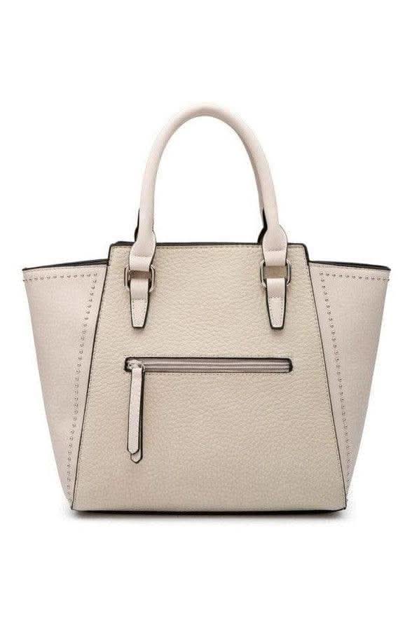 SIFIDES Tote Bag Medium/Large with Long Strap, Beige - SwagglyLife Home & Fashion