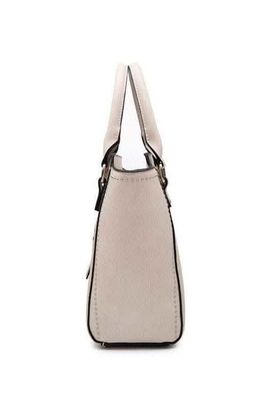 SIFIDES Tote Bag Medium/Large with Long Strap, Beige - SwagglyLife Home & Fashion