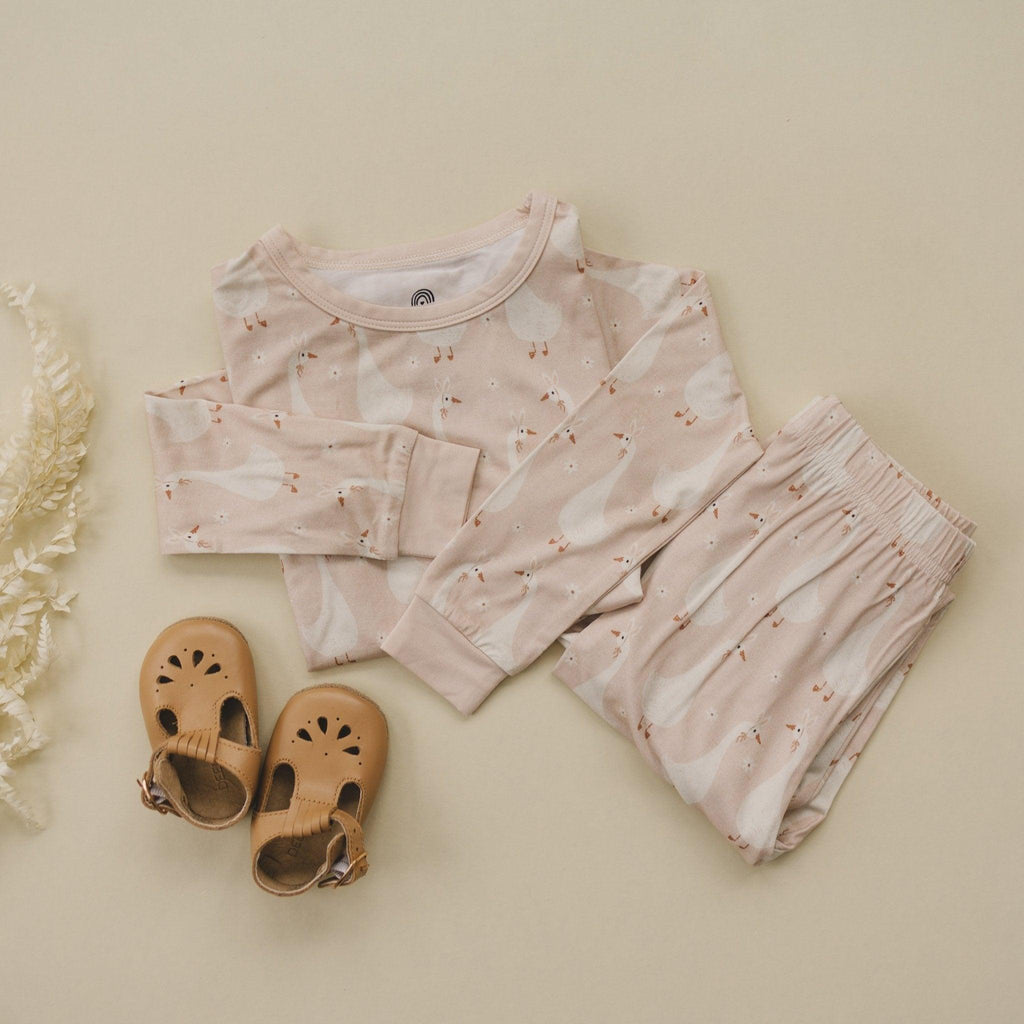 Silly Goose on the Loose 2pc Bamboo Pajamas in - photo