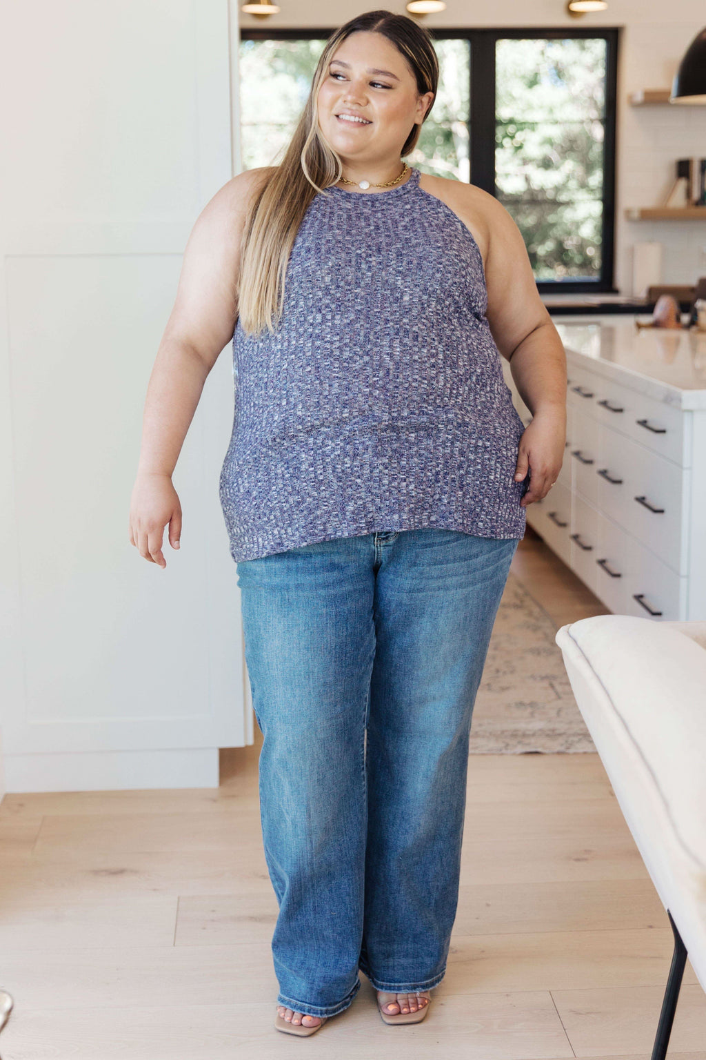 Small Talk Ribbed Halter Top - SwagglyLife Home & Fashion