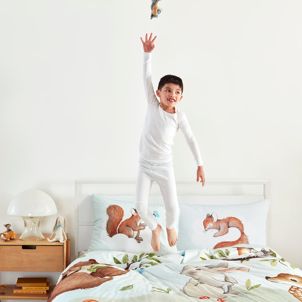 Enchanted Forest Duvet & Pillowcase in - Big Kid Bedding photo