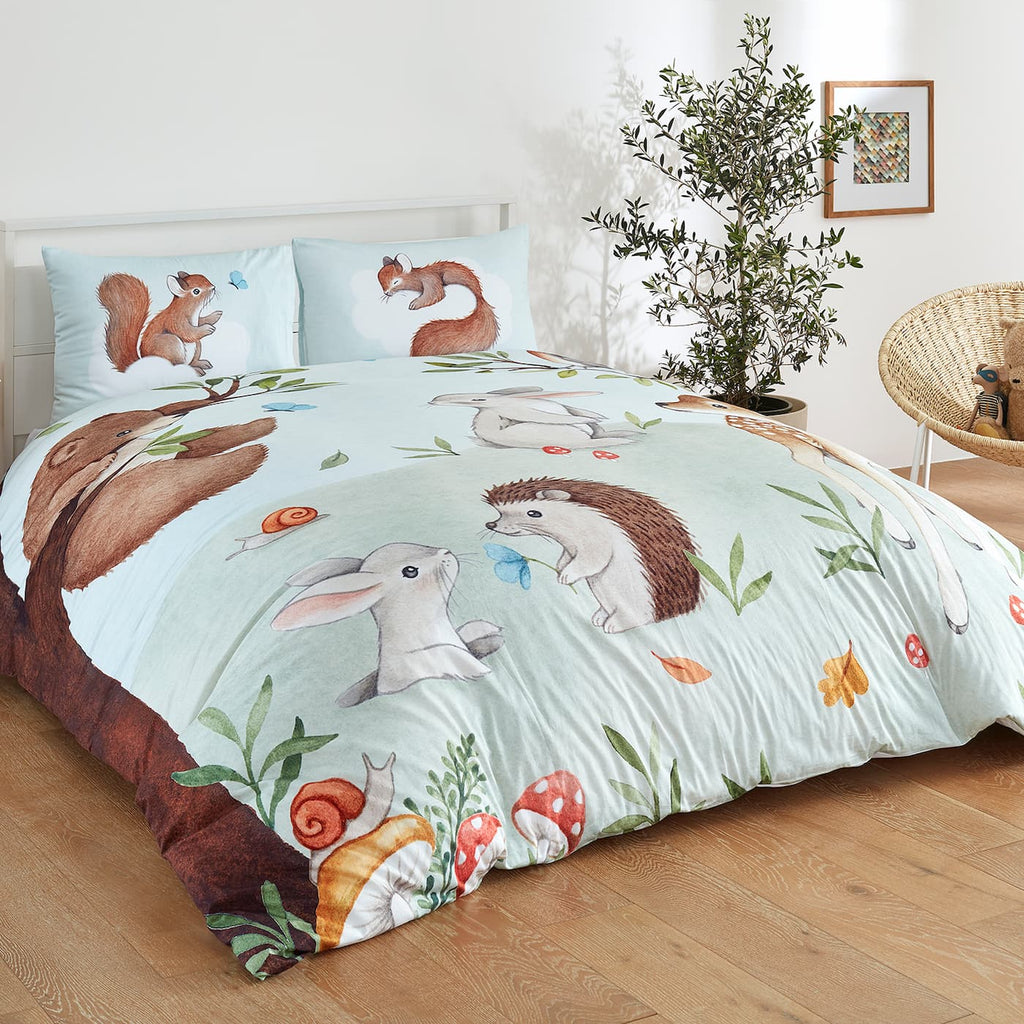 Enchanted Forest Duvet & Pillowcase in - Big Kid Bedding photo