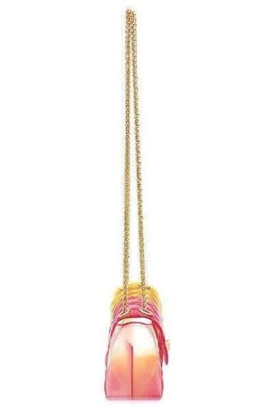 Sophie Quilt Embossed Multi Color Jelly Shoulder Bag - SwagglyLife Home & Fashion