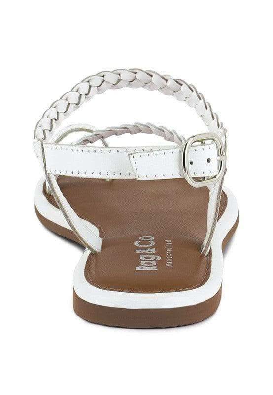 STALLONE Braided Flat Sandals in - Shoes photo
