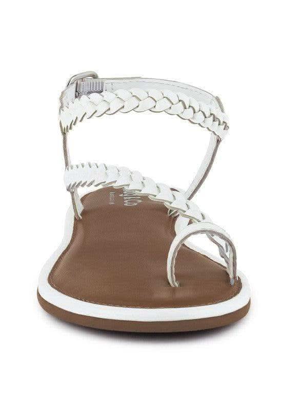 STALLONE Braided Flat Sandals in - Shoes photo