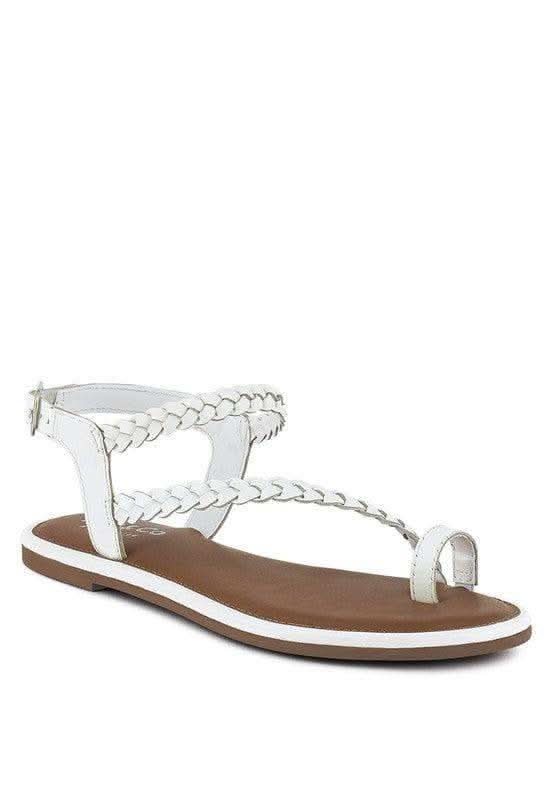STALLONE Braided Flat Sandals in - Shoes photo