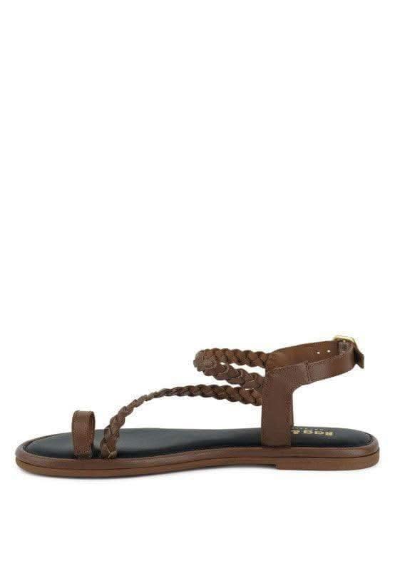 STALLONE Braided Flat Sandals in - Shoes photo