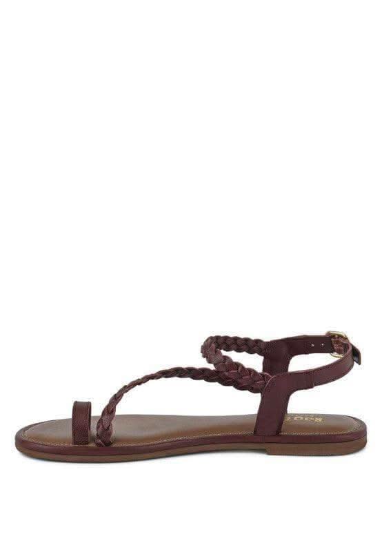 STALLONE Braided Flat Sandals in - Shoes photo