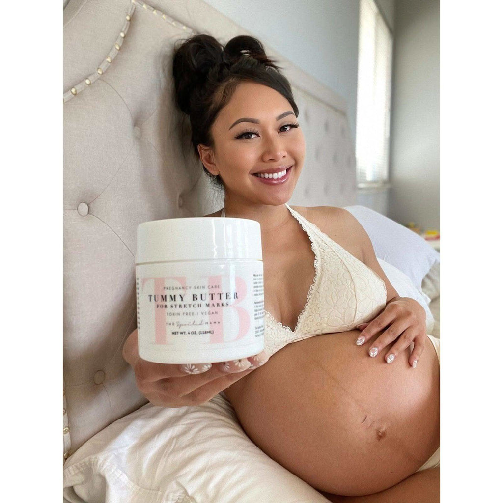 The Spoiled Mama Tummy Butter for Stretch Marks in - Stretch Mark Lotion > belly butter > pregnancy stretch marks removal > tummy butter for stretch marks > pregnancy stretch marks treatment > pregnancy creams to prevent stretch marks photo