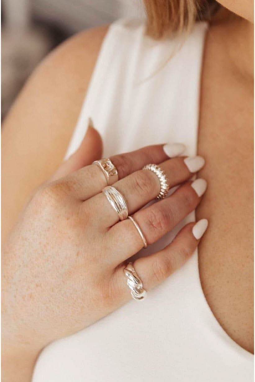 Summer Days Ring Set in Silver - Rings photo