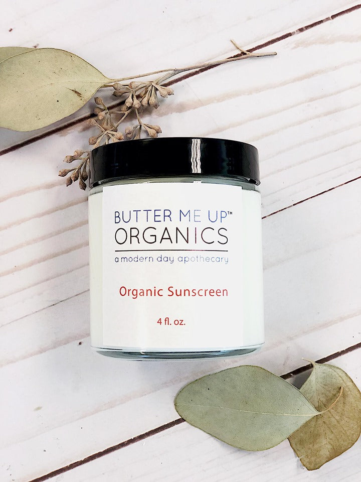 Natural Organic Sunscreen / Safe Sunscreen / Non-Nano Zinc Oxide Sunscreen / Sun Protection / Butter Me Up Organics in - Body photo
