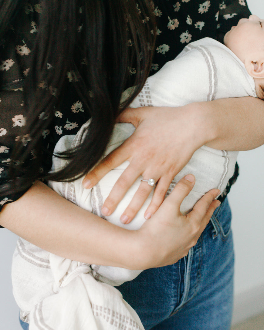 Handwoven Cotton Baby Swaddle in - Swaddling & Receiving Blankets photo