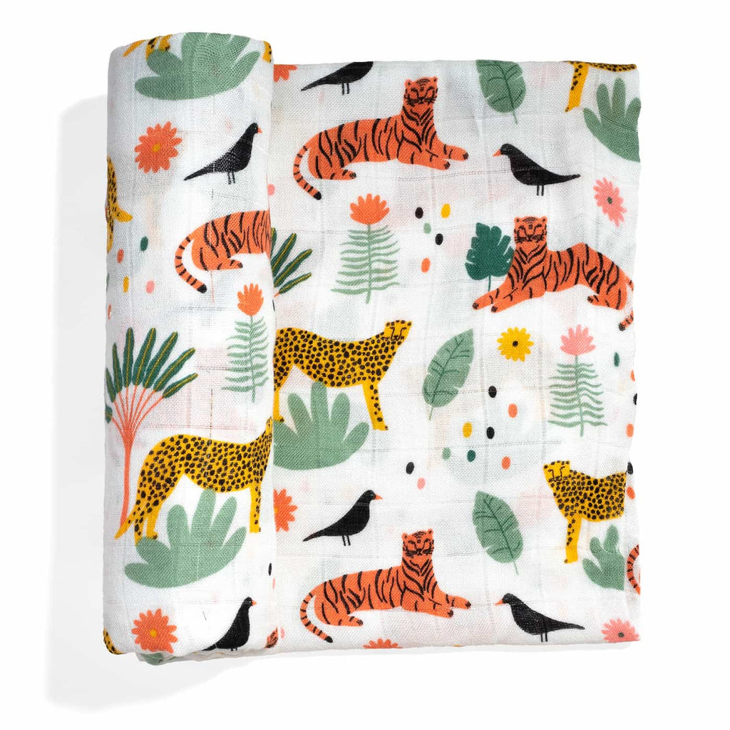 In The Jungle bamboo swaddle in - Swaddle photo
