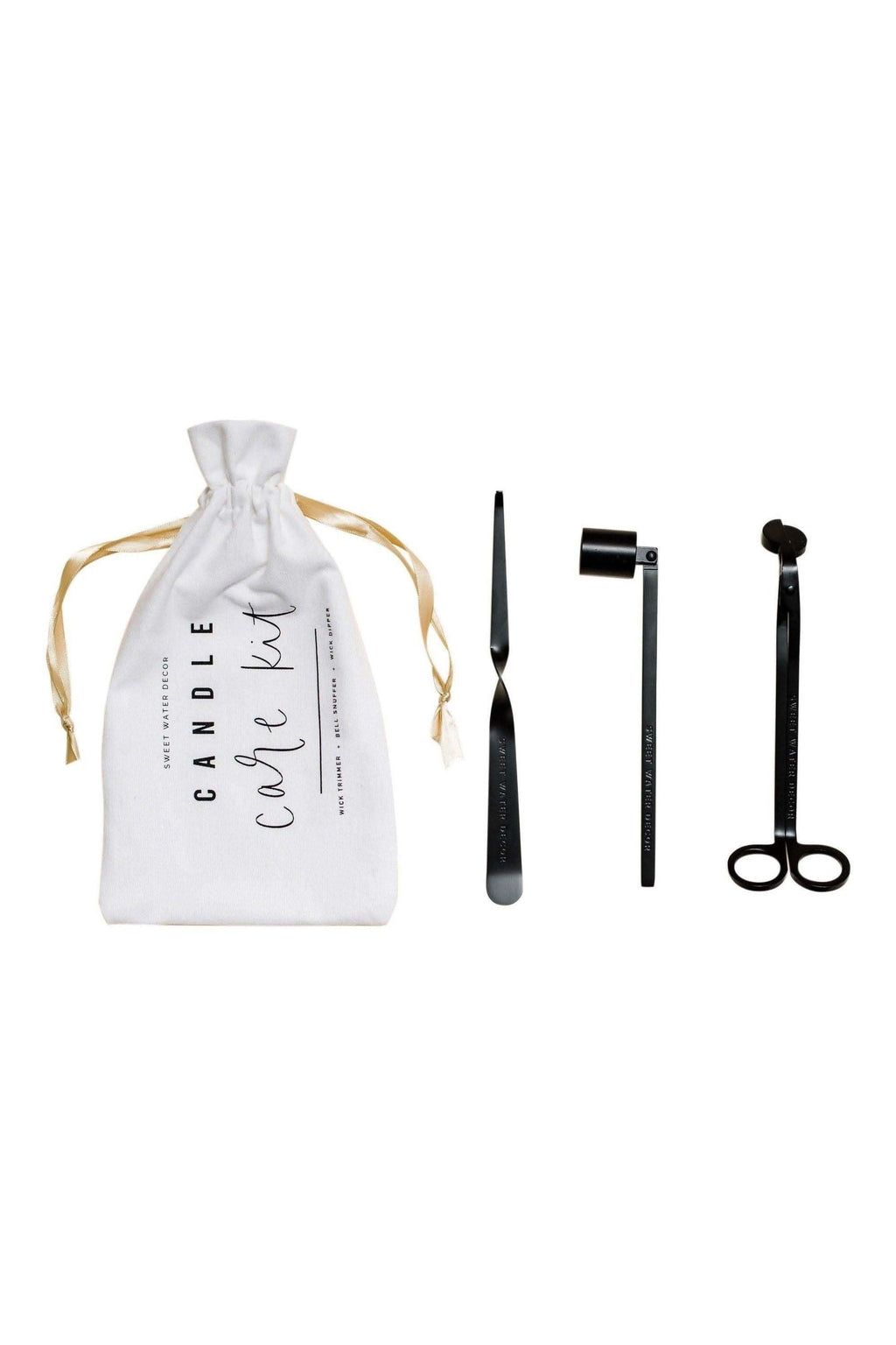 Sweet Water Decor Black Candle Care Kit in - Candle Tools photo