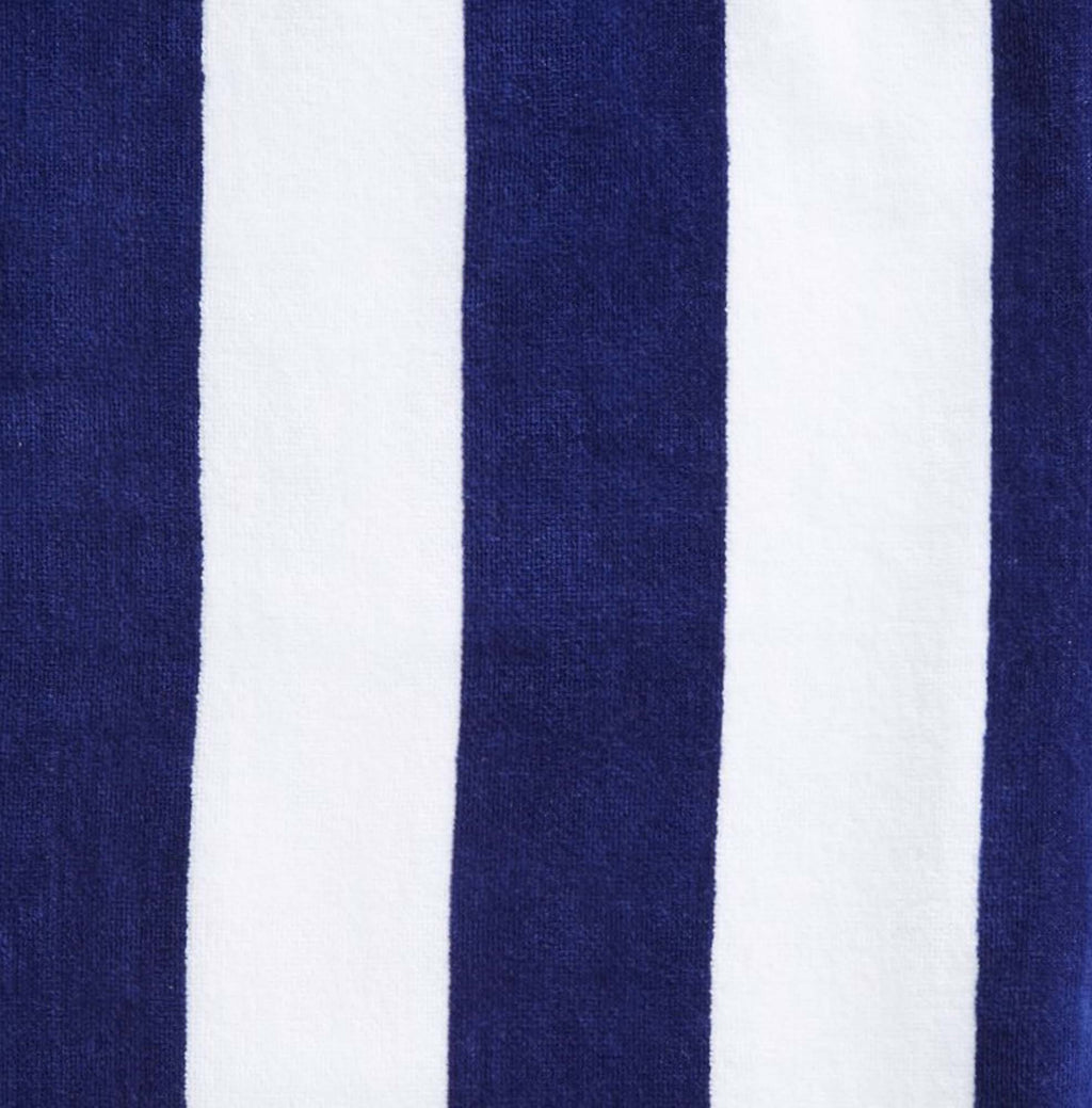 Cotton Velour Cabana Stripe Beach Towel - Novia Collection in - photo