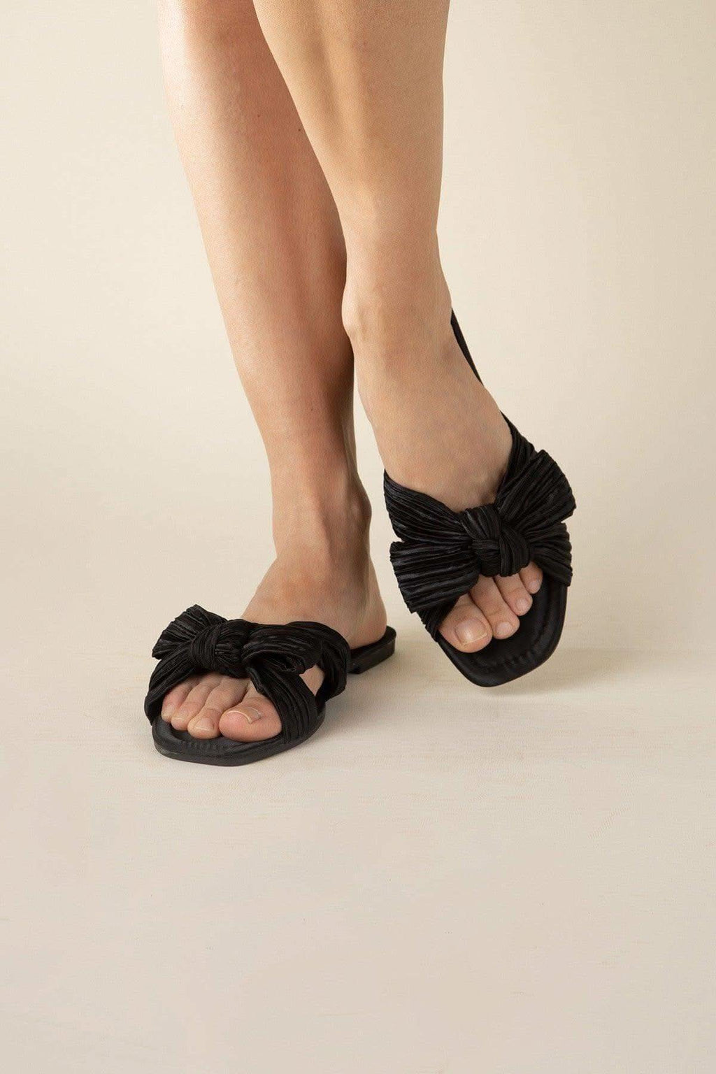 TOP MODA Gemma Slides Sandals, Multiple Colors in BLACK - Shoes photo