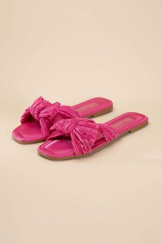 TOP MODA Gemma Slides Sandals, Multiple Colors in FUCHSIA - Shoes photo