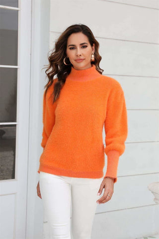 Turtleneck Long Sleeve Pullover Sweater, Multiple Colors - SwagglyLife Home & Fashion Turtleneck Long Sleeve Pullover Sweater, Multiple Colors - SwagglyLife Home & Fashion