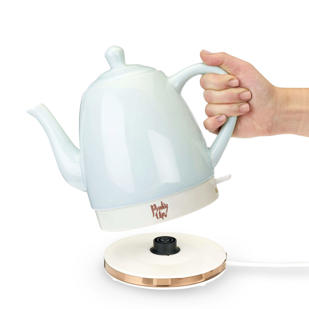 Noelle Ceramic Electric Tea Kettle in Mint in - product_type::kettle photo