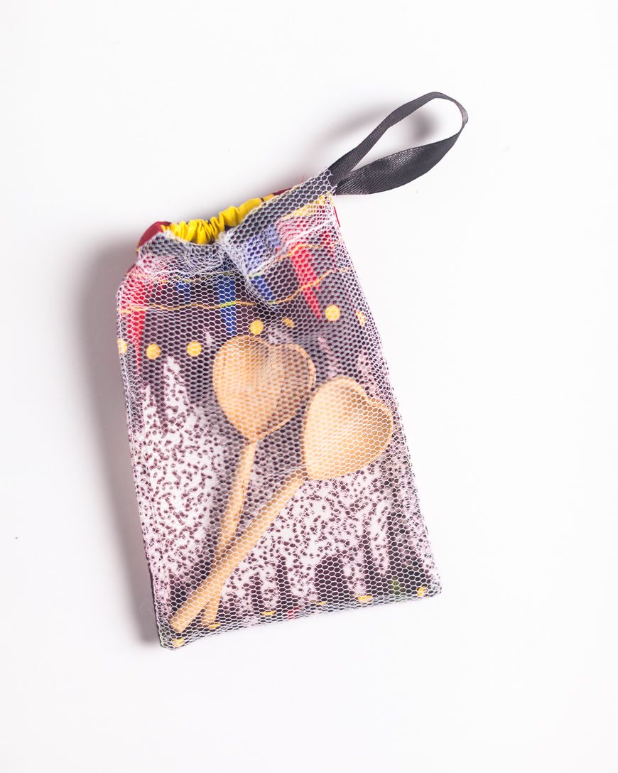 Olive Wood Heart Teaspoon Pair in - Kitchen & Dining photo