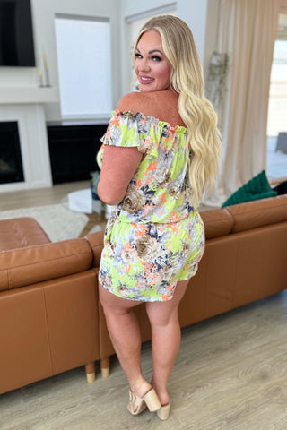 Until I Found You Off Shoulder Romper in Floral - SwagglyLife Home & Fashion Until I Found You Off Shoulder Romper in Floral - SwagglyLife Home & Fashion