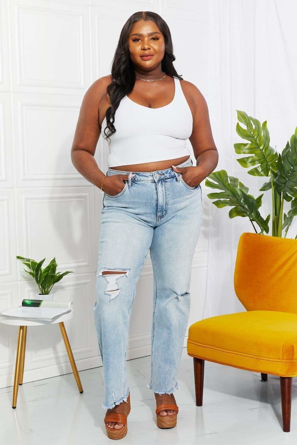 Vervet by Flying Monkey Full Size Allie 90's Dad Jean in - Pants photo