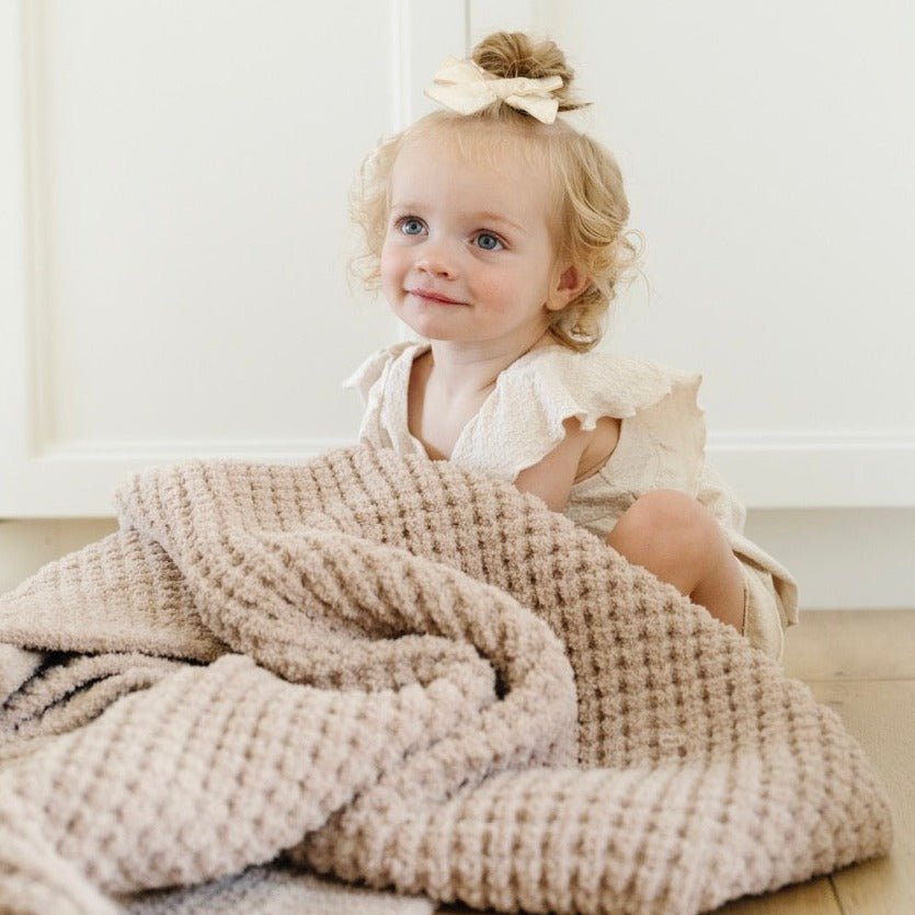 Saranoni Waffle Knit Receiving Blankets in - photo