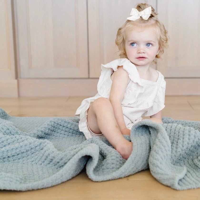 Saranoni Waffle Knit Toddler Blankets in - photo
