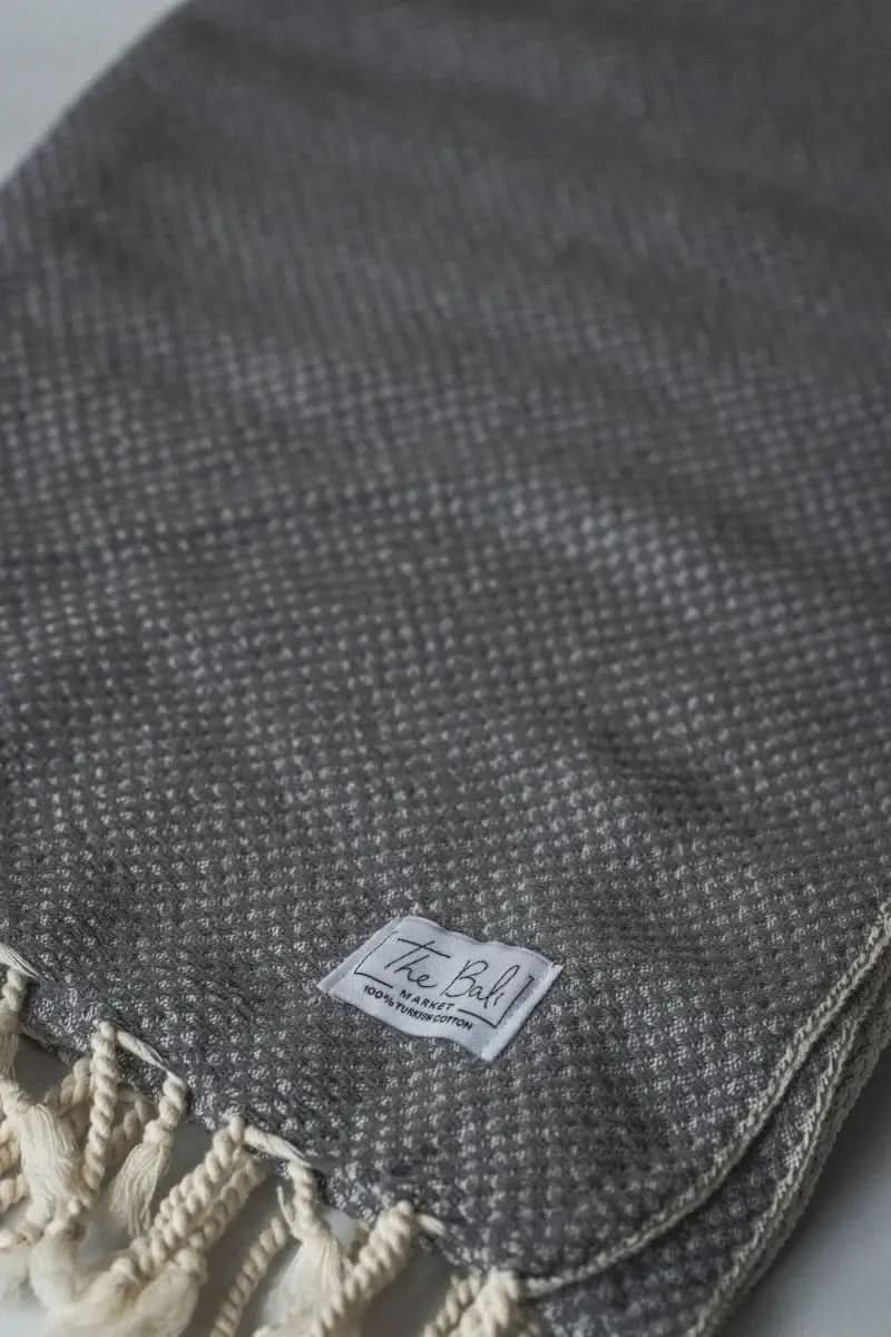 Waffle Weave Turkish Bath Towel – 40”x70” Organic Cotton, Soft & Absorbent - SwagglyLife Home & Fashion