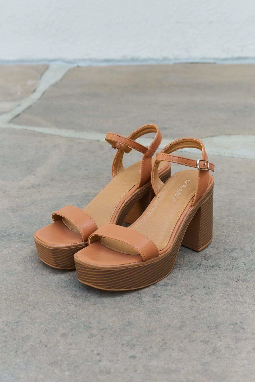 Weeboo Feel It Platform Heel Sandals in - photo