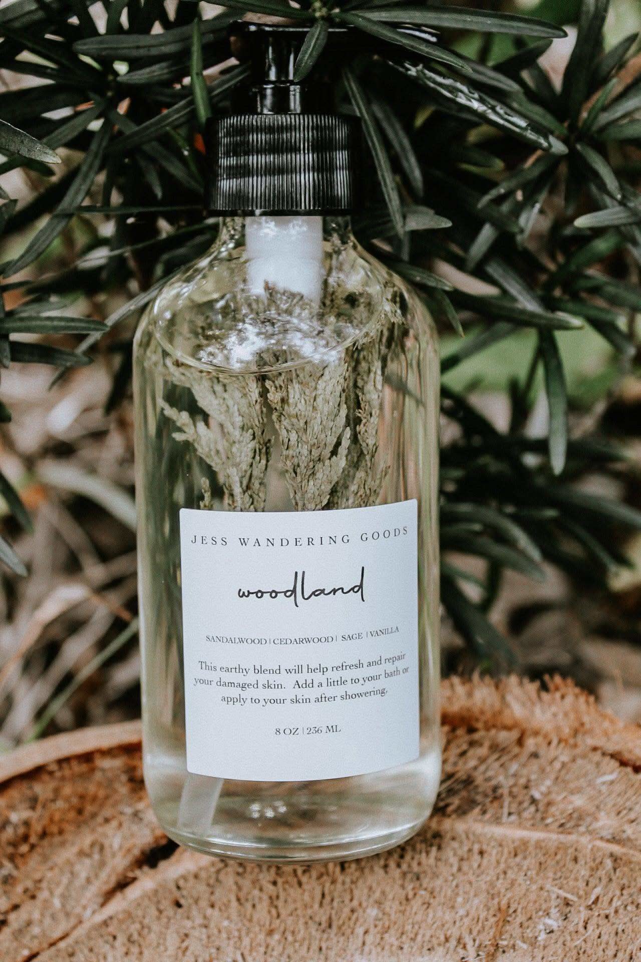 Woodland Bath & Body Oil - SwagglyLife Home & Fashion Woodland Bath & Body Oil - SwagglyLife Home & Fashion
