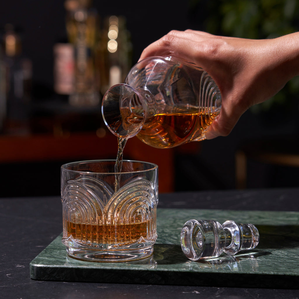 Viski Beau Stacking Decanter Set in - product_type::liquor_glass_sets photo