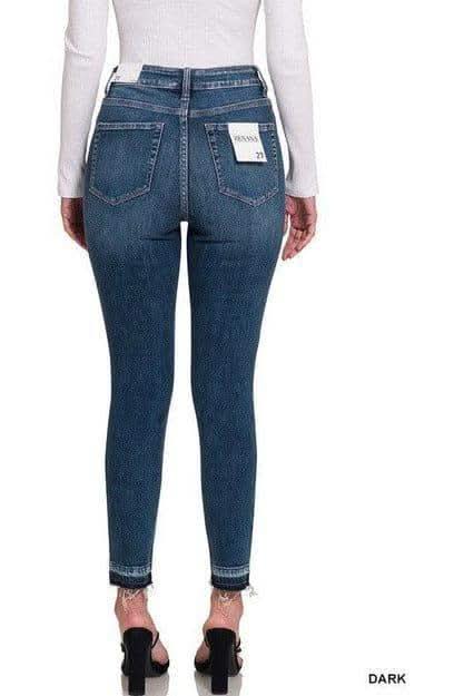 ZENANA High Rise Cropped Skinny Denim Pants in - Pants photo