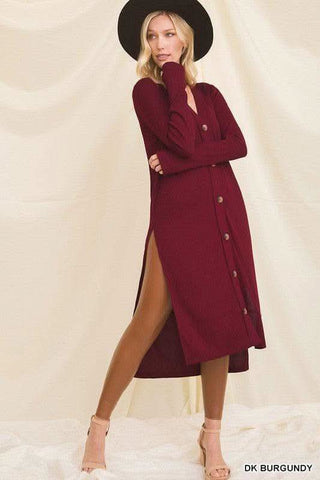 ZENANA Ribbed Long Cardigan - SwagglyLife Home & Fashion ZENANA Ribbed Long Cardigan - SwagglyLife Home & Fashion