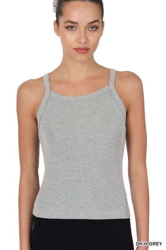 ZENANA Ribbed Soft Rayon Cami, Multiple Colors - SwagglyLife Home & Fashion