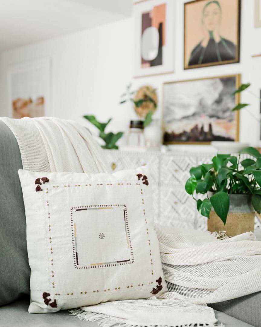 16" Abira Throw Pillow in - Throw Pillows photo