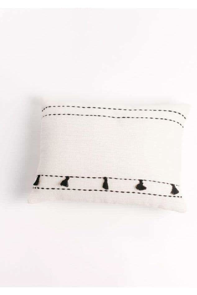 16" Tasseled Throw Pillow in Default Title - Throw Pillows photo