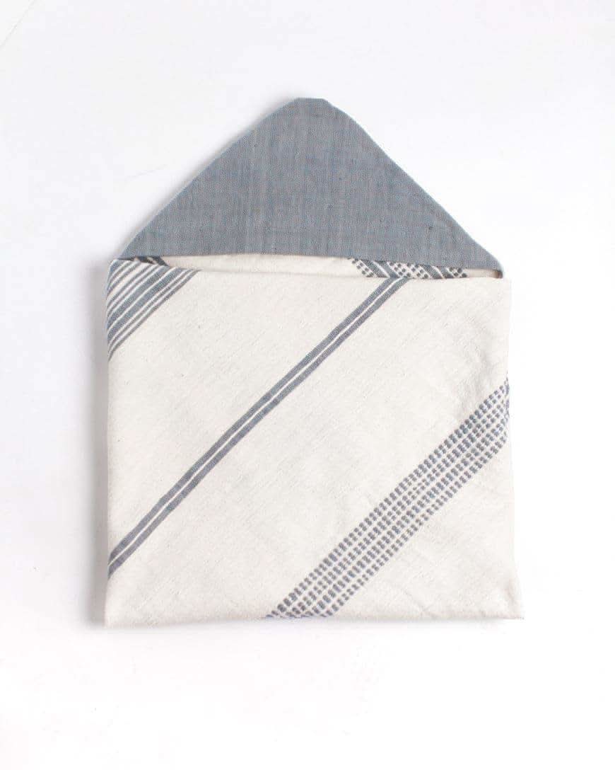 Aden Hooded Baby Towel in Light Blue - Baby Bathing photo