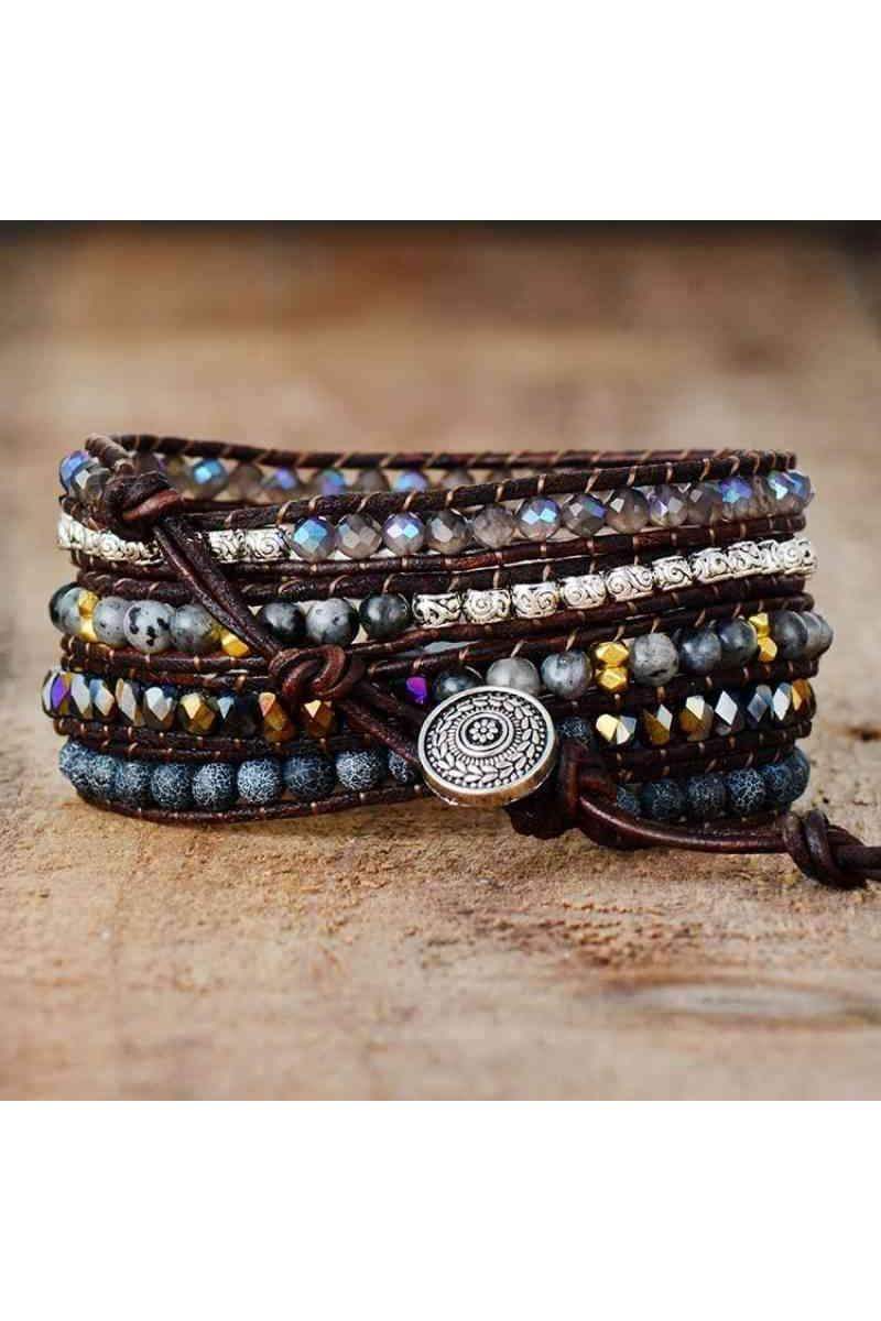 Agate Beaded Bracelet in - Bracelets photo