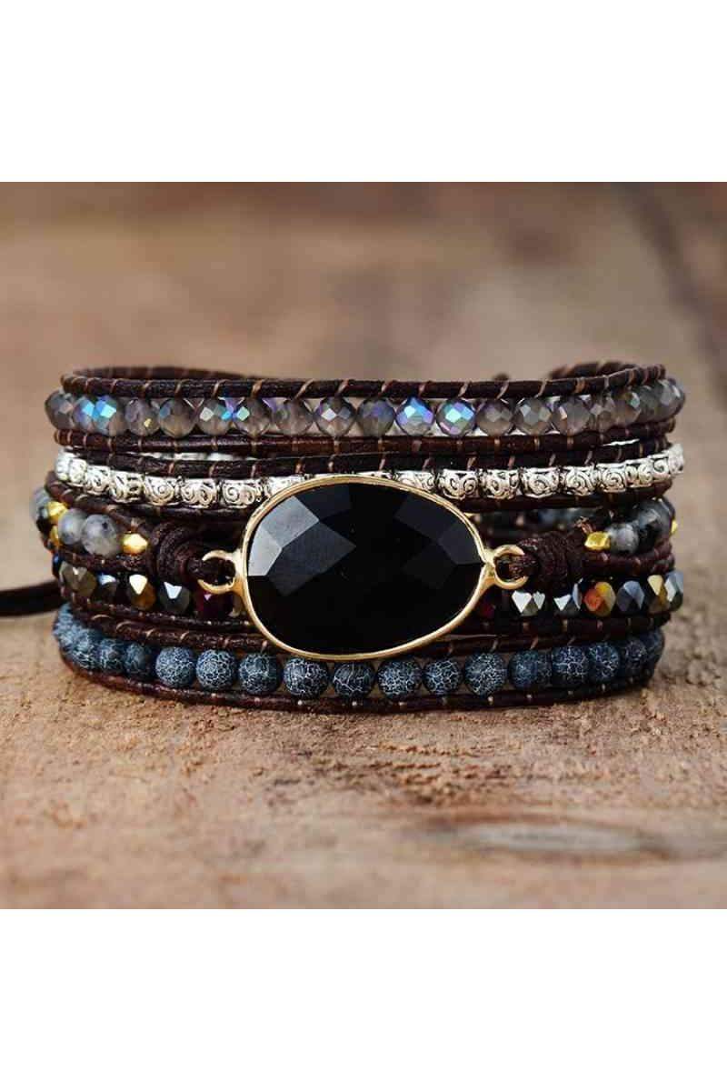 Agate Beaded Bracelet in - Bracelets photo