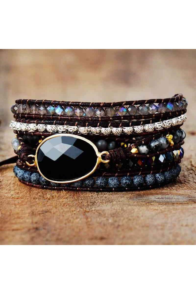 Agate Beaded Bracelet in - Bracelets photo