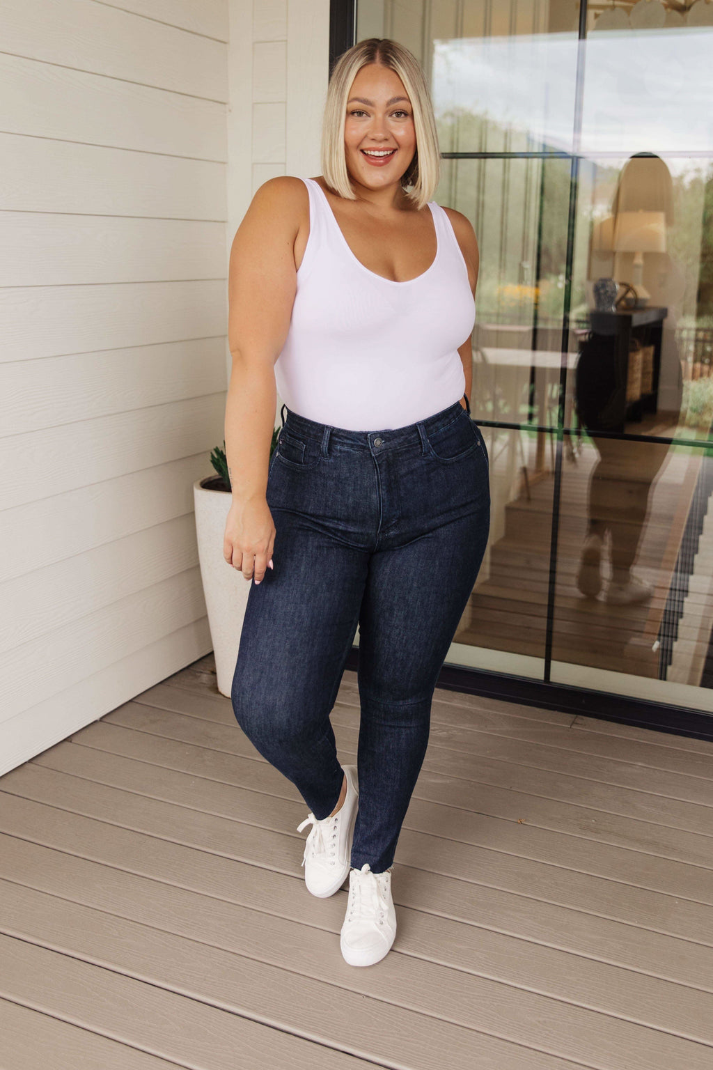 Judy Blue Constance High Rise Control Top Skinny Jeans in - Pants photo