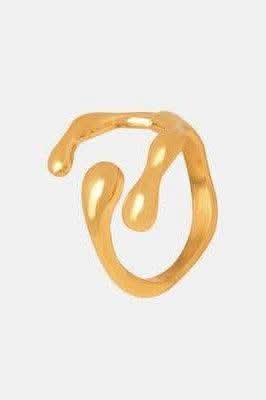 Katherine 18K Gold-Plated Open Ring in - Rings photo